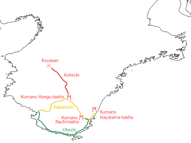bản đồ Kumano bản đồ Kumano